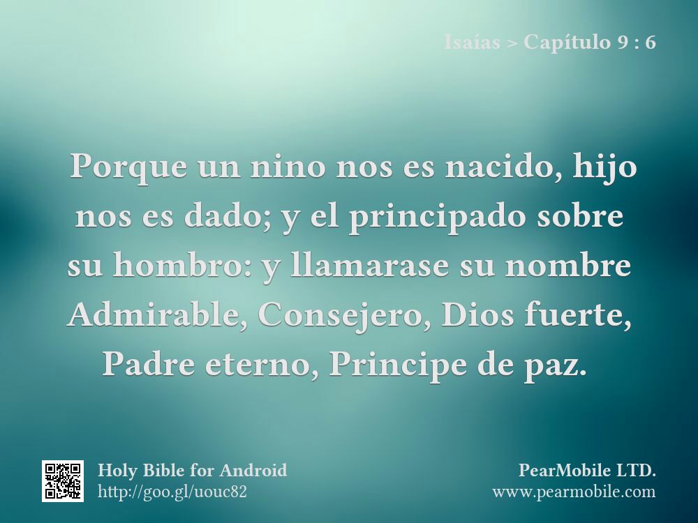 Isaías, Capítulo 9:6